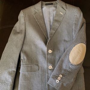 Boys seersucker suit jacket